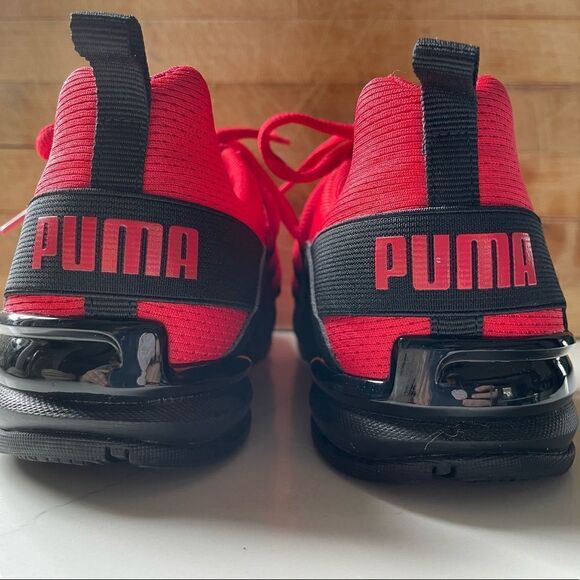 PUMA Axelion Interest Boys' Size 3.5C Red - Picture 2 of 7
